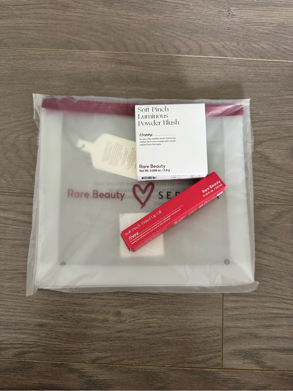 NWT Rare Beauty Gift Set Powder Blush and Lip Oil